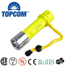 Rechargeable Battery Power Source and ABS Lamp Body Material Cree XML T6 Diving Flashlight